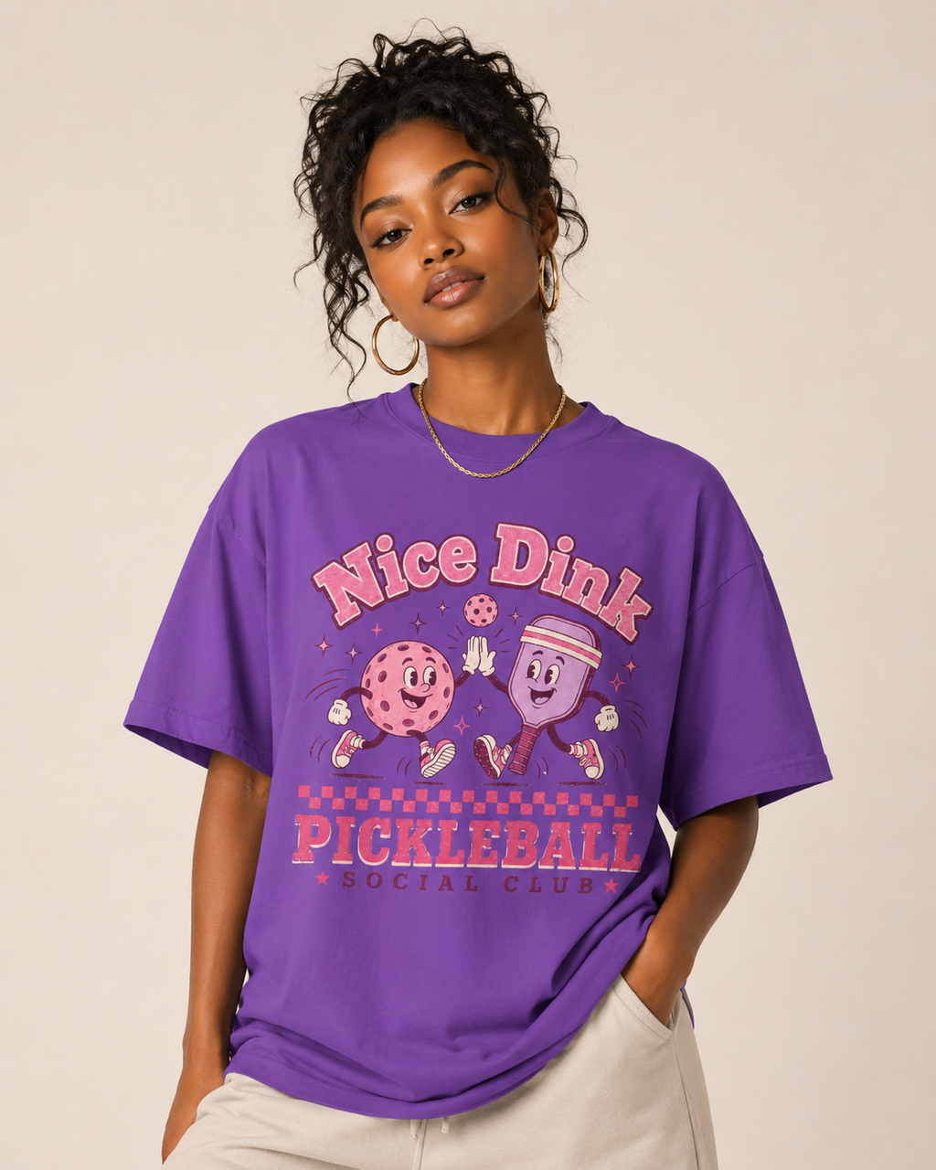 Pickle Ball - Nice Dink Pink (Oversized)