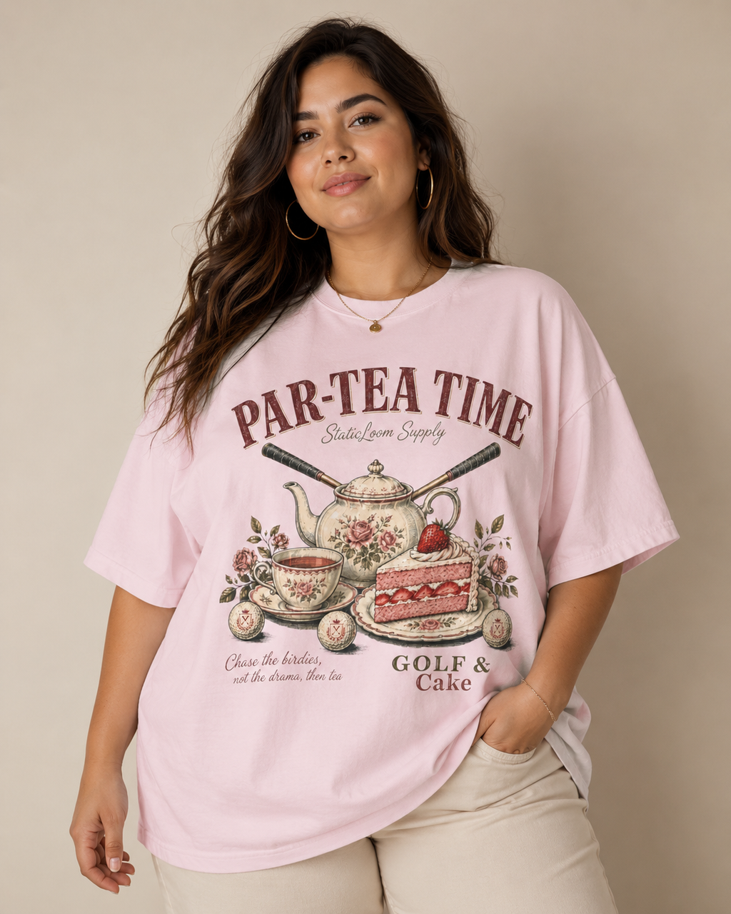 Copy of Pickle Ball - Nice Dink Pink (Oversized)