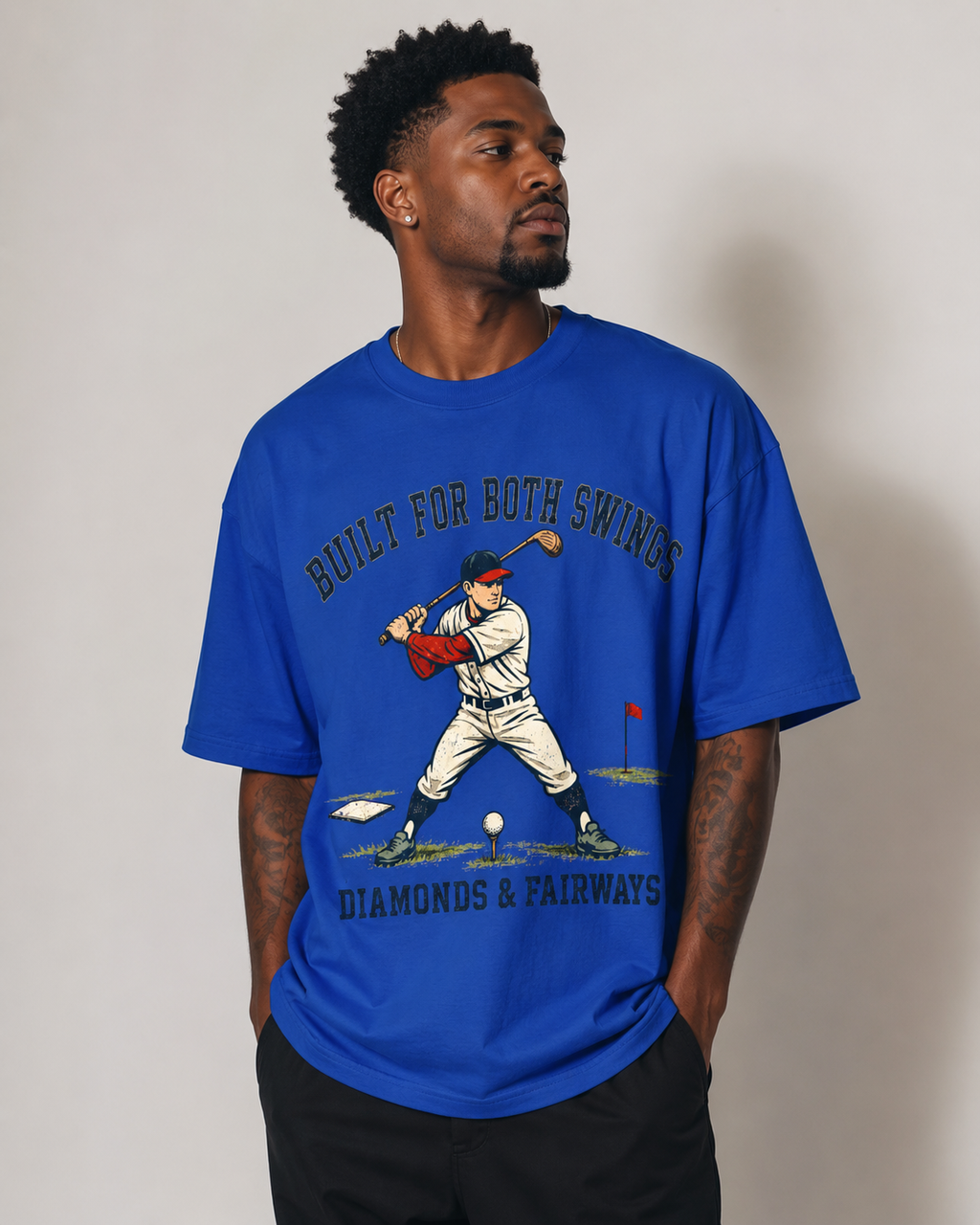 Baseball - Built for Both Swings (Oversized)